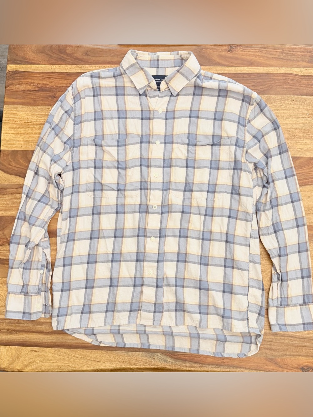 Men's Abercrombie Button Up - Medium